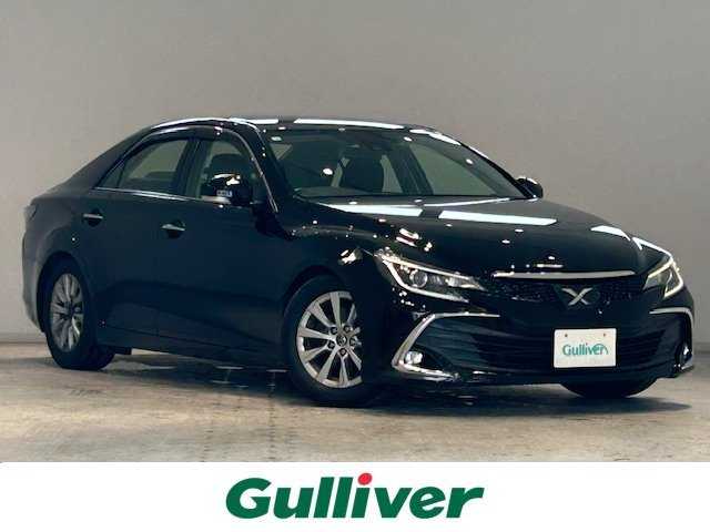 トヨタ マークＸ 250G Four 宮城県 2017(平29)年 7.7万km ブラック トヨタセーフティセンスP/・レーンデバーチャーアラート/・レーダークルーズコントロール/・プリクラッシュセーフティ/SDナビ/バックカメラ/レーンキープアシスト/サーマルカメラ/パワーシート/ドライブレコーダー/オートライト/フォグランプ/ブッシュスタート/車間距離切り替えスイッチ/ステアリングスイッチ/盗難防止装置/フロントウインドシールド/Bluetooth接続可能/ビルトインETC/純正アルミホイール/横滑り防止装置