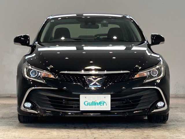 トヨタ マークＸ 250G Four 宮城県 2017(平29)年 7.7万km ブラック トヨタセーフティセンスP/・レーンデバーチャーアラート/・レーダークルーズコントロール/・プリクラッシュセーフティ/SDナビ/バックカメラ/レーンキープアシスト/サーマルカメラ/パワーシート/ドライブレコーダー/オートライト/フォグランプ/ブッシュスタート/車間距離切り替えスイッチ/ステアリングスイッチ/盗難防止装置/フロントウインドシールド/Bluetooth接続可能/ビルトインETC/純正アルミホイール/横滑り防止装置