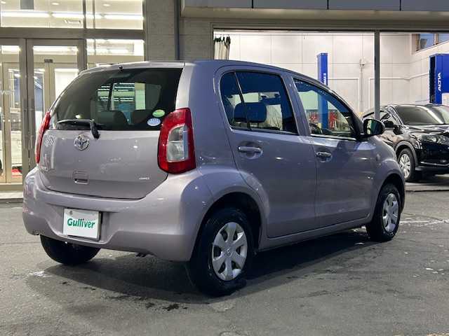 トヨタ パッソ X Lパッケージ 道東・釧路十勝 2015(平27)年 4.2万km グレイッシュパープルメタリックオパール 4WD/ワンオーナー/寒冷地仕様/社外CDオーディオ/横滑り防止装置/ヘッドライトレベライザー/電動格納ミラー/純正フロアマット/ドライブレコーダー/運転席シートリフター/スマートキー/スペアキー/ディーラー記録簿 H27-30/R2/4-7/取扱説明書/保証書/冬タイヤ積み込み/　　（155/65r14、5mm、2021年製）