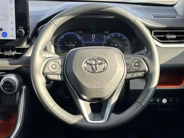 トヨタ ＲＡＶ４ ハイブリッド アドベンチャー 奈良県 2024(令6)年 0.5万km アーバンカーキ 純正10インチディスプレイオーディオ/(フルセグ/BT/AppleCarPlay/AndroidAuto)/レーダークルーズコントロール/アラウンドビューモニター/ブラインドスポットモニター/前後コーナーセンサー/プリクラッシュセーフティ/レーンキープアシスト/パワーバックドア/レザーシート/運転席メモリ付きパワーシート/前席シートヒーター/エアーシート/ステアリングヒーター/デジタルインナーミラー/LEDヘッドライト/前方ドライブレコーダー/ETC2.0/純正19インチAW/取り扱い説明書/スペアキーX1