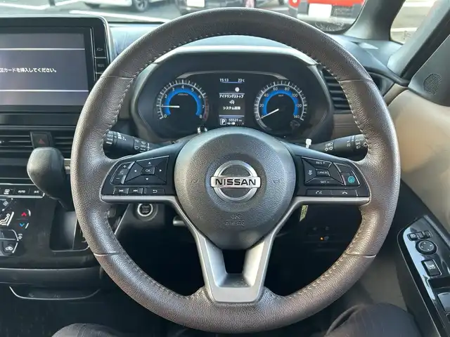 日産 ルークス HWS Gターボ プロパイロットED 佐賀県 2021(令3)年 5.6万km チタニウムグレーメタリック 内装：茶基調/プロパイロット/エマージェンシーブレーキ/インテリジェントクルーズコントロール/ソナー/純正9インチナビ/・アラウンドビューモニター/・フルセグTV/BT/CD/DVD/純正ドライブレコーダー(DJ4-D)/純正15インチAW/ハーフレザーシート/LEDヘッドライト/フォグランプ/オートライト/電動パーキングスイッチ/プッシュスタート/リアサーキュレーター