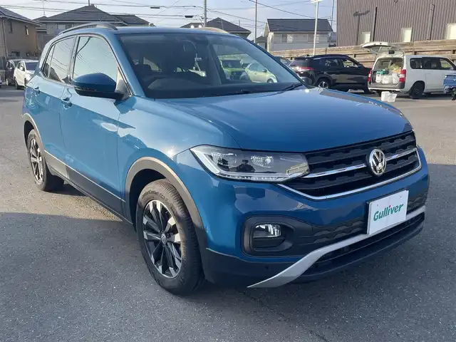フォルクスワーゲン Ｔ－クロス TSI 1st 茨城県 2020(令2)年 3.5万km 青 スマートキー/スペアキー/プッシュスタート/純正ナビ/ビルトインETC2.0/クルーズコントロール/純正AW/ブラインドスポットモニター/前後コーナーセンサー/ドラレコ前