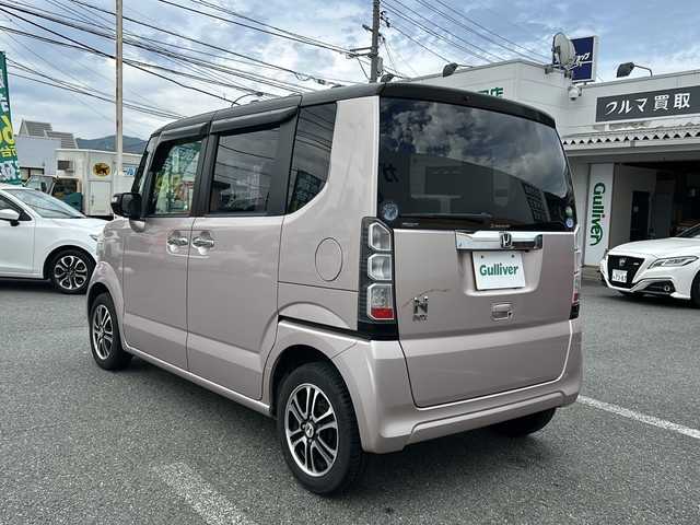 ホンダ Ｎ ＢＯＸ 2トーン G Lパッケージ 山口県 2014(平26)年 10.4万km チェリーシェルピンクメタリック ワンオーナー/純正ナビ/DVD/CD/SD/BT/ワンセグTV/バックカメラ/両側パワースライドドア/純正14インチアルミホイール/ステアリングスイッチ/ヘッドライトレベライザー/横滑り防止/スマートキー×２/純正フロアマット/純正ドアバイザー/ETC/電動格納ウインカードアミラー