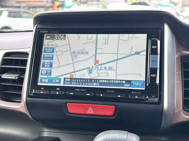 ホンダ Ｎ ＢＯＸ 2トーン G Lパッケージ 山口県 2014(平26)年 10.4万km チェリーシェルピンクメタリック ワンオーナー/純正ナビ/DVD/CD/SD/BT/ワンセグTV/バックカメラ/両側パワースライドドア/純正14インチアルミホイール/ステアリングスイッチ/ヘッドライトレベライザー/横滑り防止/スマートキー×２/純正フロアマット/純正ドアバイザー/ETC/電動格納ウインカードアミラー