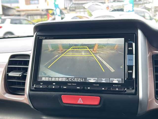 ホンダ Ｎ ＢＯＸ 2トーン G Lパッケージ 山口県 2014(平26)年 10.4万km チェリーシェルピンクメタリック ワンオーナー/純正ナビ/DVD/CD/SD/BT/ワンセグTV/バックカメラ/両側パワースライドドア/純正14インチアルミホイール/ステアリングスイッチ/ヘッドライトレベライザー/横滑り防止/スマートキー×２/純正フロアマット/純正ドアバイザー/ETC/電動格納ウインカードアミラー