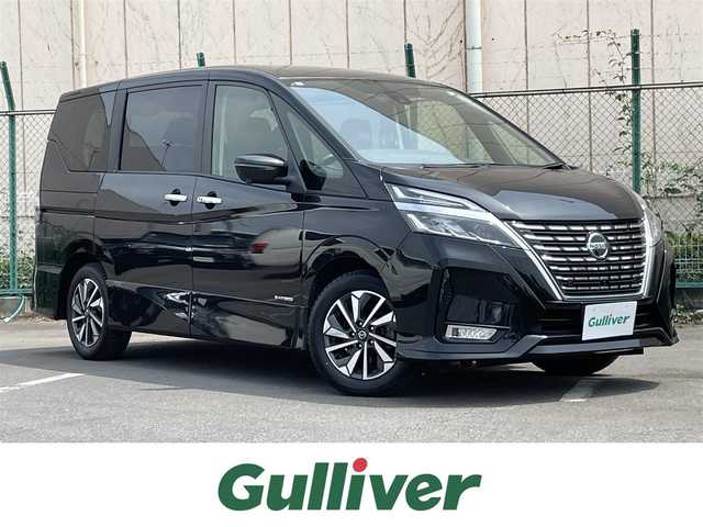 日産 セレナ ハイウェイスター V 東京都 2022(令4)年 5万km ダイヤモンドブラック 純正ナビ/アラウンドビューモニター/デジタルミラー/エマージェンシーブレーキ/車線逸脱警報/ソナー/プロパイロット/ハンズフリーオートスライドドア/ＥＴＣ/ドライブレコーダー/ステアリングスイッチ