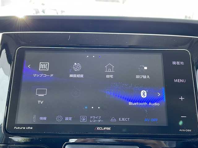 ダイハツ タント カスタム RS トップED SA Ⅲ 福岡県 2018(平30)年 7.2万km ブラックマイカメタリック 社外7インチナビ/　（Bカメラ、TV、DVD、CD、Bluetooth、AM、FM）/両側パワースライドドア/ドライブレコーダー前/ETC/衝突軽減ブレーキ/横滑り防止装置/アイドリングストップ/フォグランプ/ステアリングボタン/ハーフレザーシート/純正ホイール/純正マット/LEDヘッドライト/ドアバイザー/ウィンカーミラー/パワーウィンドウ/スマートキー/プッシュスタート/スペアキー