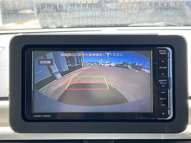 ダイハツ ムーヴ キャンバス ストライプス G 山形県 2025(令7)年 0.2万km シャイニングホワイトパール/ファインミントメタリック 登録時走行距離1/546km/純正ナビ/（AM/FM/フルセグ/BT）/バックカメラ/スマートアシスト/ステアリングスイッチ/オートLEDライト/アイドリングストップ/ホットドリンクホルダー/電動パーキング/ブレーキホールド/両側パワスラ/スマートキー×２/プッシュスタート/衝突被害軽減システム/ドアバイザー/電動格納ミラー/純正ホイールキャップ