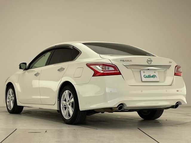 日産 ティアナ XV 愛知県 2015(平27)年 12.2万km ブリリアントホワイトパール 純正ナビ/全方位カメラ/クルーズコントロール/シートヒーター/エアシート/フルセグ/CD DVD/Bluetooth/パワーシート/コーナーセンサー/純正アルミホイール/LEDヘッドライト/ステアリングスイッチ/スマートキー/プッシュスタート