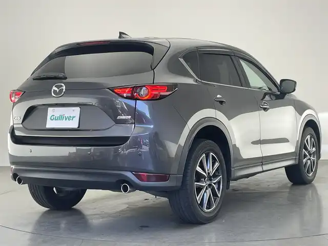 マツダ ＣＸ－５ XD Lパッケージ 愛知県 2017(平29)年 7.3万km マシーングレープレミアムM 純正ナビ　フルセグTV DVD　Bluetooth　バックカメラ　シートヒーター　黒革　ハンドルヒーター　電動リアゲート　ＢＳＭ　ＨＵＤ　ドラレコ　衝突軽減　追従クルコン　ＬＥＤオートライト　コーナーセンサー　電動パーキング　禁煙車