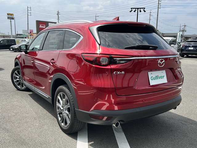 マツダ ＣＸ－８ XD Lパッケージ 岐阜県 2022(令4)年 1.9万km ソウルレッドクリスタルM 登録時走行距離：18749km/純正ナビ/全方位カメラ/フルセグテレビ・BT/BOSEプレミアムサウンド/レザーシート/パワーシート/シートヒーター/エアシート/ステアリングヒーター/前後ドライブレコーダー/クルーズコントロール/ETC/コーナーセンサー/横滑り防止装置/レーンキープアシスト/LEDヘッドライト/オートライト/フォグライト/純正アルミホイール/保証書/取扱説明書