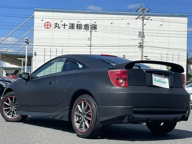 トヨタ セリカ SS－Ⅱ 岡山県 2002(平14)年 7万km 黒 登録時走行距離69434km/社外ディスプレイオーディオ/(AM/FM/CD/DVD/Bluetooth)/バックカメラ/ドライブレコーダー/ETC/USB入力端子/ヘッドライトレベライザー/純正フロアマット/16インチ純正AW