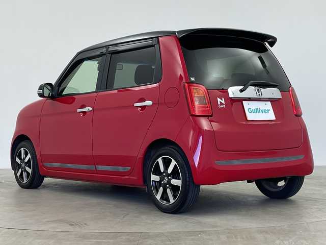 ホンダ Ｎ ＯＮＥ G ローダウン 鹿児島県 2016(平28)年 5.2万km ミラノレッド 社外SDナビ/（AM/FM/CD/DVD/Bluetooth/フルセグ）/バックカメラ/ドライブレコーダー/ステアリングリモコン/ETC/オートライト/純正AW14インチ/HIDライト/フロアマット/電格ミラー/スマートキー/プッシュスタート/フロアマット/ドアバイザー