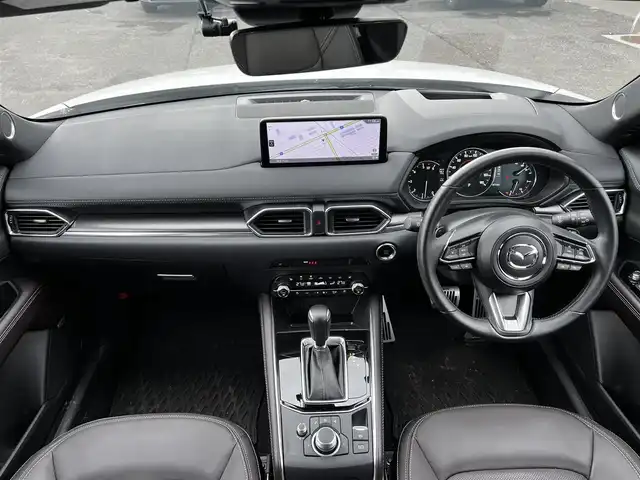 マツダ ＣＸ－５ XD エクスクルーシブモード 道央・札幌 2025(令7)年 1万km ロジウムホワイトプレミアムメタリック ４WD/ワンオーナー/BOSEサウンド/純正メモリーナビ/AM/FM/BT/フルセグ/衝突被害軽減ブレーキ/レーダークルーズコントロール/横滑り防止装置/レーンキープアシスト/クリアランスソナー/ブラインドスポットモニター/バックカメラ/サイドカメラ/フロントカメラ/全方位カメラ/アラウンドビューモニター/ETC/ドライブレコーダー/アイドリングストップ/パワーバックドア/前席パワーシート/D席メモリーシート/全席シートヒーター/前席エアシート/レザーシート/革巻きステアリング/ステアリングリモコン/パドルシフト/ハンドルヒーター/電動パーキング/オートブレーキホールド/自動防眩ミラー/MTモード付AT/プッシュスタート/スマートキー/LEDヘッドライト/オートライト/オートマチックハイビーム/電動格納ミラー/ウィンカーミラー/純正フロアマット/スペアキー/純正エンジンスターター