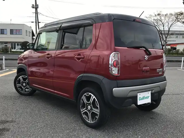 スズキ ハスラー X 鳥取県 2014(平26)年 7.8万km フェニックスレッドパール/ブルーイッシュブラックパール ４・W・D/純正ナビ/ワンセグ/BT/USB/バックカメラ/レーダーブレーキサポート/運転席シートヒーター/キセノンヘットライト/LEDポジションリング/フォグライト/レザー調シートカバー/純正15インチアルミホイール/プッシュエンジンスタート/アイドリングストップ/スペアキー/フロアマット/ドアバイザー