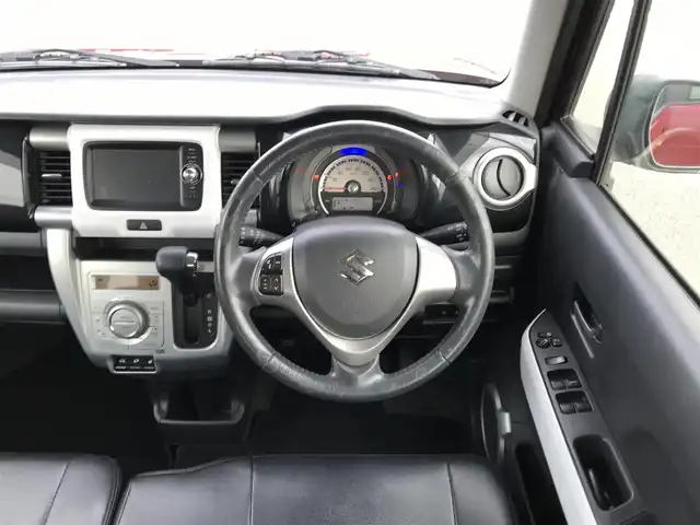 スズキ ハスラー X 鳥取県 2014(平26)年 7.8万km フェニックスレッドパール/ブルーイッシュブラックパール ４・W・D/純正ナビ/ワンセグ/BT/USB/バックカメラ/レーダーブレーキサポート/運転席シートヒーター/キセノンヘットライト/LEDポジションリング/フォグライト/レザー調シートカバー/純正15インチアルミホイール/プッシュエンジンスタート/アイドリングストップ/スペアキー/フロアマット/ドアバイザー