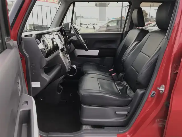 スズキ ハスラー X 鳥取県 2014(平26)年 7.8万km フェニックスレッドパール/ブルーイッシュブラックパール ４・W・D/純正ナビ/ワンセグ/BT/USB/バックカメラ/レーダーブレーキサポート/運転席シートヒーター/キセノンヘットライト/LEDポジションリング/フォグライト/レザー調シートカバー/純正15インチアルミホイール/プッシュエンジンスタート/アイドリングストップ/スペアキー/フロアマット/ドアバイザー