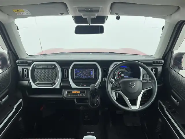スズキ ハスラー HYBRID X 大分県 2020(令2)年 3.9万km チアフルピンクメタリック/ホワイト2トーンルーフ 純正SDナビ（KXM-E504W）/バックカメラ/スズキセーフティーサポート/・衝突被害軽減ブレーキ/・誤発進抑制機能/・車線逸脱警報機能/・ふらつき警報機能/・先行車発進お知らせ機能/・オートマチックハイビーム/・レーダークルーズコントロール/シートヒーター（D＋N席）/コーナーセンサー/LEDヘッドライト/ビルトインETC/ドライブレコーダー/純正フロアマット/純正アルミホイル15インチ