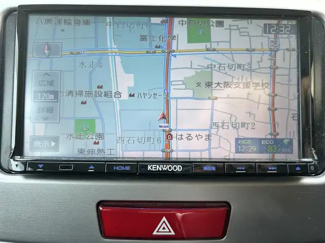 ダイハツ ムーヴ カスタム X 大阪府 2011(平23)年 4.3万km ブロンズオリーブパールメタリック 社外SDナビ/（ワンセグ/BT/CD/DVD）/プッシュスタート/横滑り防止システム/純正14インチAW/純正フロアマット/ETC/HIDヘッドライト/保証書/取扱説明書/スペアキー(板キー)