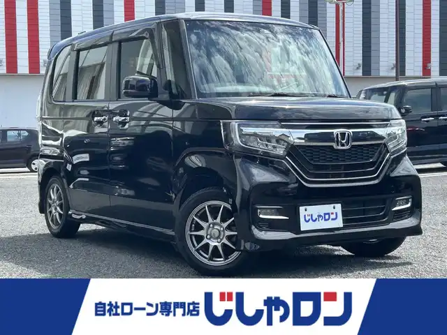 ホンダ Ｎ ＢＯＸ カスタム G L ホンダセンシング 宮崎県 2018(平30)年 12.8万km クリスタルブラックパール /ナビ(VXU-195NBi)//TV/CD/DVD/Bluetooth//バックカメラ//ビルトインETC//片側パワースライドドア//クルーズコントロール//オートライト//フォグライト//純正フロアマット//社外アルミホイール//ドアバイザー//プッシュスタート//電格ウィンカーミラー//取扱説明書