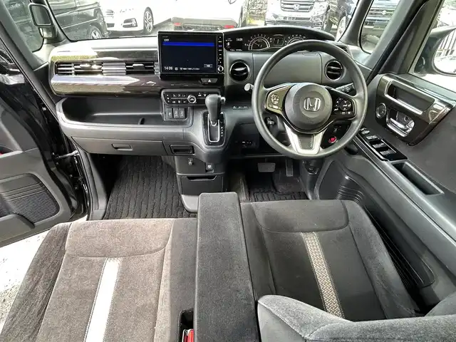 ホンダ Ｎ ＢＯＸ カスタム G L ホンダセンシング 宮崎県 2018(平30)年 12.8万km クリスタルブラックパール /ナビ(VXU-195NBi)//TV/CD/DVD/Bluetooth//バックカメラ//ビルトインETC//片側パワースライドドア//クルーズコントロール//オートライト//フォグライト//純正フロアマット//社外アルミホイール//ドアバイザー//プッシュスタート//電格ウィンカーミラー//取扱説明書