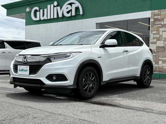 ホンダ ヴェゼル ハイブリッド X ホンダセンシング 徳島県 2020(令2)年 9.7万km プラチナホワイトパール ギャザーズ8インチナビ　VXM-205VFET/　フルセグ/USB/BT/HDMI/DISC/ラジオ/iPod/バックカメラ/追従式クルーズコントロール/ビルトインETC/パドルシフト/オートブレーキホールド/E CON/純正16インチアルミホイール/LEDヘッドライト/社外フロアマット/SPORT MODE/スマートキー/スペアキー/新車時保証書/取扱説明書