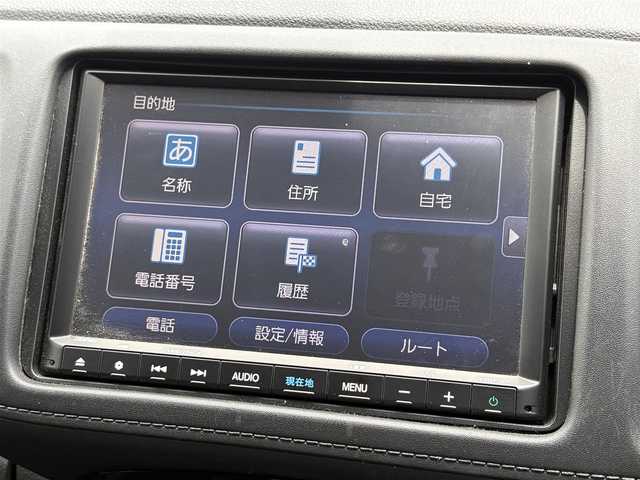 ホンダ ヴェゼル ハイブリッド X ホンダセンシング 徳島県 2020(令2)年 9.7万km プラチナホワイトパール ギャザーズ8インチナビ　VXM-205VFET/　フルセグ/USB/BT/HDMI/DISC/ラジオ/iPod/バックカメラ/追従式クルーズコントロール/ビルトインETC/パドルシフト/オートブレーキホールド/E CON/純正16インチアルミホイール/LEDヘッドライト/社外フロアマット/SPORT MODE/スマートキー/スペアキー/新車時保証書/取扱説明書