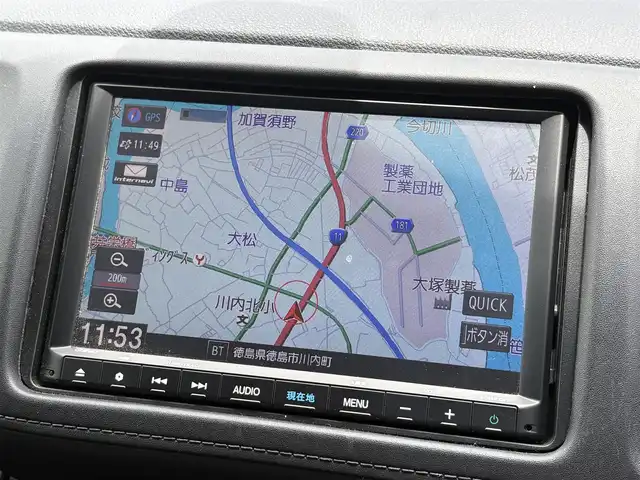 ホンダ ヴェゼル ハイブリッド X ホンダセンシング 徳島県 2020(令2)年 9.7万km プラチナホワイトパール ギャザーズ8インチナビ　VXM-205VFET/　フルセグ/USB/BT/HDMI/DISC/ラジオ/iPod/バックカメラ/追従式クルーズコントロール/ビルトインETC/パドルシフト/オートブレーキホールド/E CON/純正16インチアルミホイール/LEDヘッドライト/社外フロアマット/SPORT MODE/スマートキー/スペアキー/新車時保証書/取扱説明書