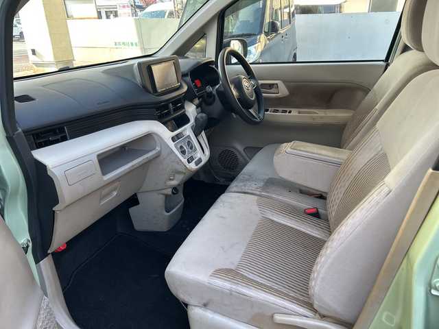 ダイハツ ムーヴ L 福岡県 2017(平29)年 4.4万km シルキーグリーンP 純正ナビ（フルTV・AM/FM）/CD/SD/AUX/電動格納ミラー/横滑り防止/アイドリングストップ