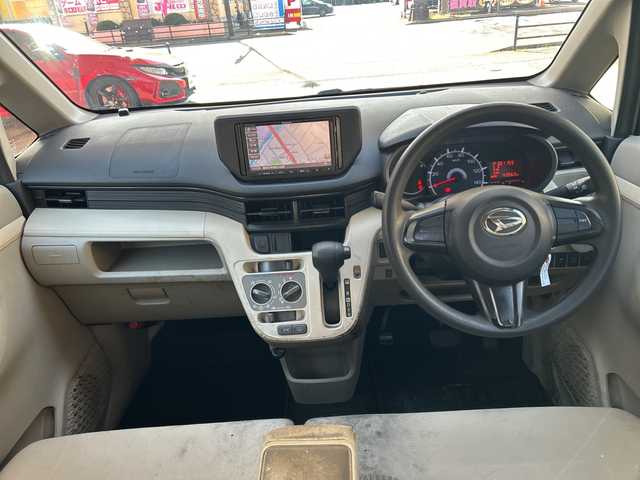 ダイハツ ムーヴ L 福岡県 2017(平29)年 4.4万km シルキーグリーンP 純正ナビ（フルTV・AM/FM）/CD/SD/AUX/電動格納ミラー/横滑り防止/アイドリングストップ