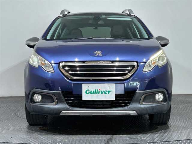 プジョー ２００８ シエロ 愛媛県 2014(平26)年 8.3万km カラドブルー ガラスルーフ/ナビ/Bluetooth/クルコン/ETC