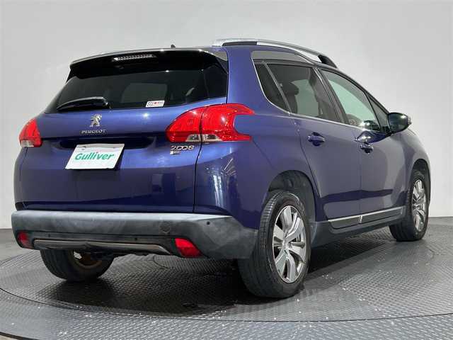 プジョー ２００８ シエロ 愛媛県 2014(平26)年 8.3万km カラドブルー ガラスルーフ/ナビ/Bluetooth/クルコン/ETC