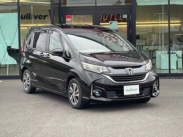 ホンダ フリード＋ G ホンダセンシング 鹿児島県 2018(平30)年 7.9万km 黒 ワンオーナー/社外SDナビ/Bluetooth/TV/フルセグ/AM/FM//ETC/バックカメラ/ACC/LKAS/両側パワースライドドア/横滑り防止装置/車線逸脱アラーム/衝突軽減システム/アイドリンクストップ/電動格納ミラー/ドアバイザー/純正AW15