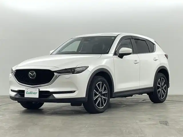 マツダ ＣＸ－５ XD プロアクティブ 福島県 2017(平29)年 6.5万km スノーフレイクホワイトパールマイカ アイアクティブセンス /・衝突軽減システム/・レーンキープアシスト/・ドライバーアテンションアラート/・BSM/・RCTA/・HUD/・オートマッチクハイビーム/BOSEサウンド/純正SDナビゲーション/【AM/FM/DVD/CD/Bluetooth/フルセグ】/バックカメラ　/ドライブレコーダー　/電子パーキング　/・ブレーキホールド　/パワーシート　/・シートヒーター　/・ステアリングヒーター/ＥＴＣ　/プッシュスタート　/スマートキー/MTモード付AT/パワーバックドア/オートライト/・LEDライト/・フォグライト/コーナーセンサー/寒冷地仕様/純正フロアマット