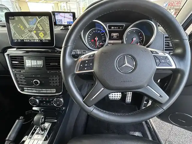 メルセデス・ベンツ ゲレンデヴァーゲン Ｇ３５０ｄ 長崎県 2017(平29)年 2.8万km 黒 純正ナビ/・Bluetooth/TV/CD/バックカメラ・サイドカメラ/ETC/パドルシフト/クルーズコントロール/D＋N席パワーシート/シートヒーター/レーダー探知機/ドライブレコーダー/スタッドレスタイヤ積み込み