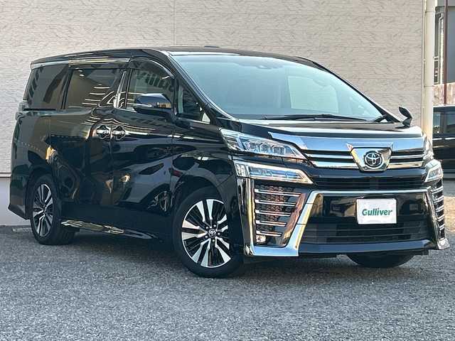 トヨタ ヴェルファイア Z Gエディション 大阪府 2020(令2)年 8.5万km ブラック 純正メモリナビ/BT/CD/DVD/フルセグTV/USB/AppleCarPlay/AndroidAuto/サンルーフ/バックカメラ/両側パワースライドドア/電動リアゲート/前席シートヒーター/前席エアシート/前席、2列目パワーシート/レーンキープアシスト/追従機能付きクルーズコントロール/オートマチックハイビーム/衝突被害軽減システム/AFS/ブレーキホールド/ステアリングヒーター/オットマン/アンビエントライト/nanoe付オートエアコン/後席ロールサンシェード/前後ドラレコ/ビルトインETC2.0/純正アルミホイール/純正フロアマット