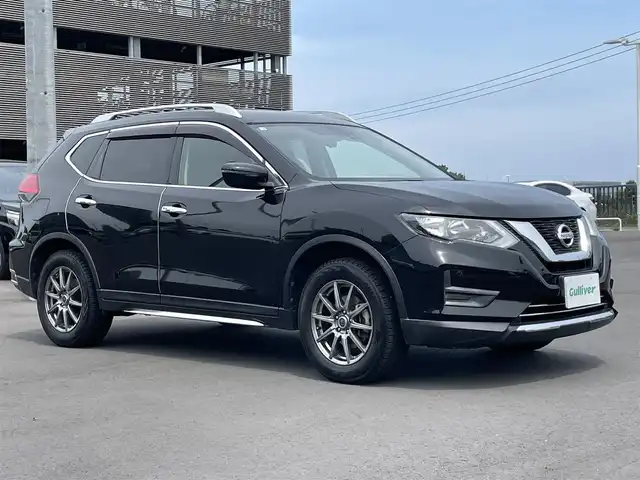 日産 エクストレイル 20X 千葉県 2018(平30)年 6.1万km ダイヤモンドブラック パワーバックドア/純正SDナビ/・型式：MJ118D-W/・CD/フルセグTV/Bluetooth/バックカメラ/LEDヘッドライト/ドアミラーヒーター/レザーシート/社外17インチアルミホイール/純正フロアマット/ビルトインETC/ルーフレール/ステアリングスイッチ/オートエアコン/アイドリングストップ/ヘッドライトレベライザー/スマートキー/スペアキー1本/禁煙車