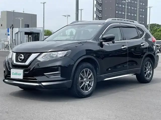 日産 エクストレイル 20X 千葉県 2018(平30)年 6.1万km ダイヤモンドブラック パワーバックドア/純正SDナビ/・型式：MJ118D-W/・CD/フルセグTV/Bluetooth/バックカメラ/LEDヘッドライト/ドアミラーヒーター/レザーシート/社外17インチアルミホイール/純正フロアマット/ビルトインETC/ルーフレール/ステアリングスイッチ/オートエアコン/アイドリングストップ/ヘッドライトレベライザー/スマートキー/スペアキー1本/禁煙車