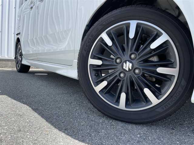 スズキ スペーシア カスタム HYBRID XS ターボ 福岡県 2020(令2)年 1.9万km ピュアホワイトP 純正８型ナビ（ＣＮ－ＲＺ８５３）　/全周囲カメラ　/フルセグＴＶ　/両側パワースライドドア　/デュアルセンサーブレーキサポート　/コーナーセンサー　/クルーズコントロール　/Ｄ席シートヒーター/車線逸脱警報/Bluetooth/スリムサーキュレーター/CD/DVD/スマートキー/プッシュスタート　/ＥＴＣ