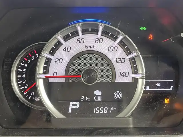 スズキ スペーシア カスタム HYBRID XS 大阪府 2023(令5)年 1.6万km ブルーイッシュブラックパール3 社外メモリナビ/　CD/DVD/BT/TV/LEDヘッドライト/ハーフレザーシート/シートヒーター/純正15インチアルミホイール/ヘッドアップディスプレイ/スマートキー/プッシュボタン/ETC/アイドリングストップ/ウィンカーミラー