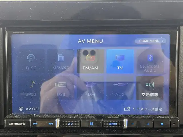 スズキ スペーシア カスタム HYBRID XS 大阪府 2023(令5)年 1.6万km ブルーイッシュブラックパール3 社外メモリナビ/　CD/DVD/BT/TV/LEDヘッドライト/ハーフレザーシート/シートヒーター/純正15インチアルミホイール/ヘッドアップディスプレイ/スマートキー/プッシュボタン/ETC/アイドリングストップ/ウィンカーミラー