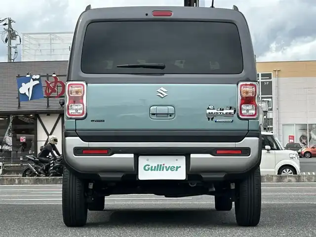 スズキ ハスラー Jスタイル ターボ 奈良県 2022(令4)年 3.8万km オフブルーメタリック/ガンメタリック2トーンルーフ 1オーナー/純正ディーラーナビ(PVH-9300DVSZS)/BT/CD/DVD/iPod//ルーフレール/衝突軽減システム/コーナーセンサー/レーンキープアシスト/横滑り防止装置/フルフラットシート/バックカメラ/ETC/シートヒーター/パドルシフト/フロントサンシェード付/オートLEDライト/保証書・取説・スペアキー付
