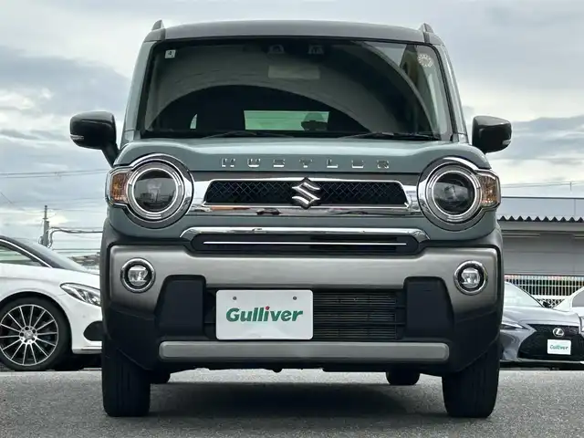 スズキ ハスラー Jスタイル ターボ 奈良県 2022(令4)年 3.8万km オフブルーメタリック/ガンメタリック2トーンルーフ 1オーナー/純正ディーラーナビ(PVH-9300DVSZS)/BT/CD/DVD/iPod//ルーフレール/衝突軽減システム/コーナーセンサー/レーンキープアシスト/横滑り防止装置/フルフラットシート/バックカメラ/ETC/シートヒーター/パドルシフト/フロントサンシェード付/オートLEDライト/保証書・取説・スペアキー付