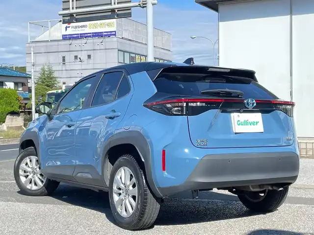 トヨタ ヤリスクロス ハイブリッド G 千葉県 2020(令2)年 6.9万km ブラックマイカ グレイッシュブルー 2トーン ワンオーナー/Toyota Safety Sense/・プリクラッシュセーフティ（歩行者［昼夜］・自転車運転者［昼］検知機能付衝突回避支援タイプ/ミリ波レーダー＋単眼カメラ方式）/・レーントレーシングアシスト［LTA］/・レーダークルーズコントロール（全車速追従機能付）/・オートマチックハイビーム［AHB］/・ロードサインアシスト［RSA］/パノラミックビューモニター/ディスプレイオーディオ/・AM/FM/Bluetoothオーディオ/デジタルメーター/ツートンカラー/ETC/前後ドラレコ/保証書/取扱説明書