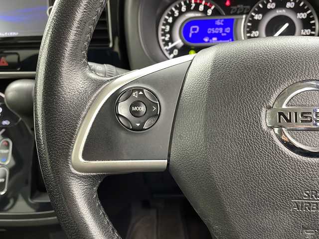 日産 デイズ ルークス ハイウェイスター Gターボ 大阪府 2018(平30)年 5.1万km オーシャンブルーP 純正7型ナビ/(フルセグTV/CD/DVD/AUX)/全方位カメラ/前方ドライブレコーダー/ETC/衝突軽減ブレーキ/横滑り防止装置/盗難防止装置/オートライト/オートマチックハイビーム/コーナーセンサー/アイドリングストップ/レーンキープアシスト/両側パワースライドドア/純正フロアマット/ターボ/スマートキー/地図カードなし