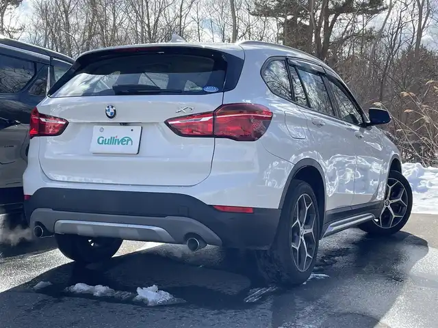 ＢＭＷ Ｘ１ 青森県 2017(平29)年 8.5万km アルピンホワイトⅢ 衝突軽減ブレーキ/LKA/Pアシスト/Bカメラ/純正HDDナビ/BT/DVD/純正18インチAW