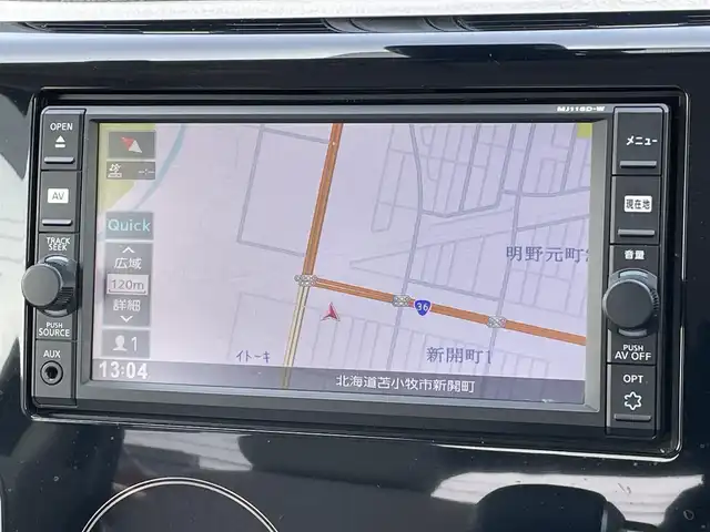 日産 デイズ X 道央・札幌 2016(平28)年 3.2万km モカブラウンP ４WD/純正ディーラーOPナビ/CD/SD/BT/フルセグ/衝突被害軽減ブレーキ/横滑り防止装置/マルチアラウンドモニター/D席シートヒーター/プッシュスタート/スマートキー/ハロゲンヘッドライト/ヘッドライトレベライザー/電動格納ミラー/ウィンカーミラー/純正フロアマット/ドアバイザー/社外AW付夏タイヤ積込/155/65/R14/2016年/山4mm