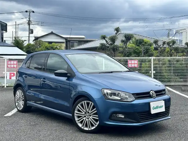 フォルクスワーゲン ポロ ブルーGTブルーモーション 静岡県 2014(平26)年 3.7万km 青 ユーザー買取車両/ルームミラー型ドライブレコーダー/パワーウィンドウ/純正アルミホイール17インチ/Bluetooth/TV　ワンセグ/FM.AM．CD．DVD/バックカメラ/ETC/12Vシガーソケット