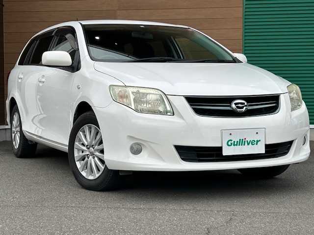 トヨタ カローラ フィールダー 1．5X Gエディション 静岡県 2008(平20)年 4.2万km スーパーホワイトⅡ 純正ナビ/ワンセグTV/ETC/バックカメラ/社外フロアマット/純正15inAW/キーレスキー