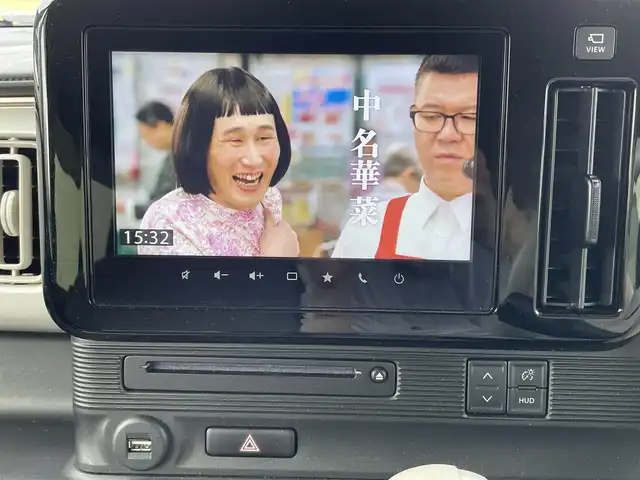 スズキ ワゴンＲ スマイル HYBRID X 宮城県 2023(令5)年 1.6万km ピュアホワイトP /4WD//純正9インチメモリナビ//CD/DVD/BT/HDMI/フルセグテレビ//AppleCarPlay/AndroidAuto//両側パワースライドドア//シートヒーターDN席//ヘッドアップディスプレイ//ビルトインETC//op純正15インチアルミホイール//純正フロアマット//デュアルカメラブレーキサポート//アラウンドビューモニター//レーントレーシングアシスト//レーダークルーズコントロール//パーキングセンサー//アイドリングストップ//スマートキーx2//社外14インチアルミスタッドレスタイヤ積込（2022年製）